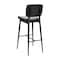 Flash Furniture Black LeatherSoft Barstools with Footrest, PK2 AY-S01-BK-GG - alternate 5